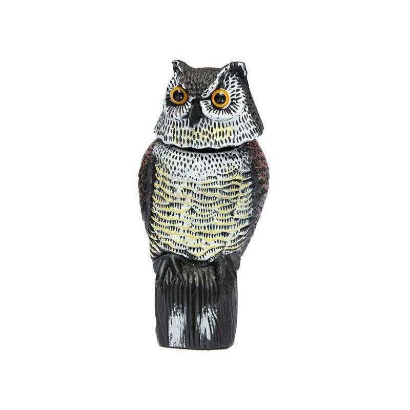 Tauben-vogelscheuche – Reflektierende, Eulenförmige Vogelscheuche, Kompatibel Mit Tauben, Krähen Und Anderen Vögeln.