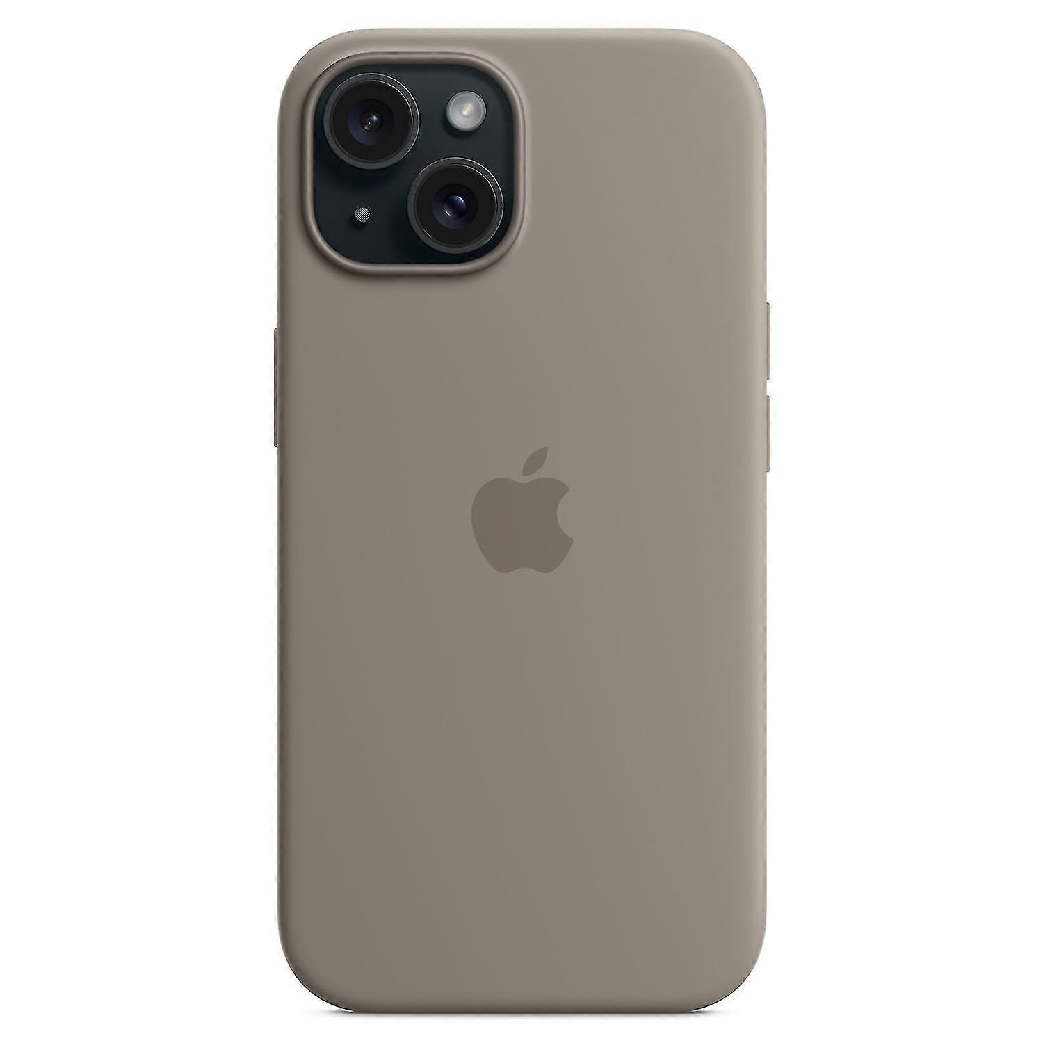 Iphone 15 Hülle Kompatibel Mit Magsafe, Aus Kratzfestem Silikon - Rotgrau [nx]
