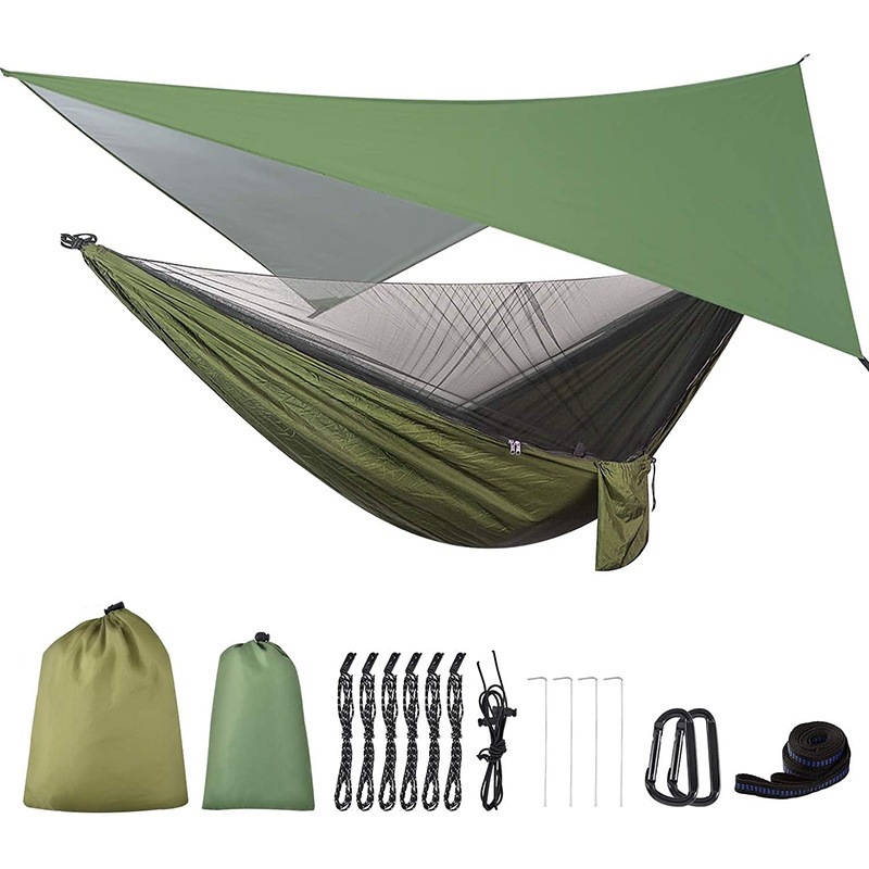 Hängematte Mit Moskitonetz Und Sonnenschutz – 260 X 140 Cm [nx]