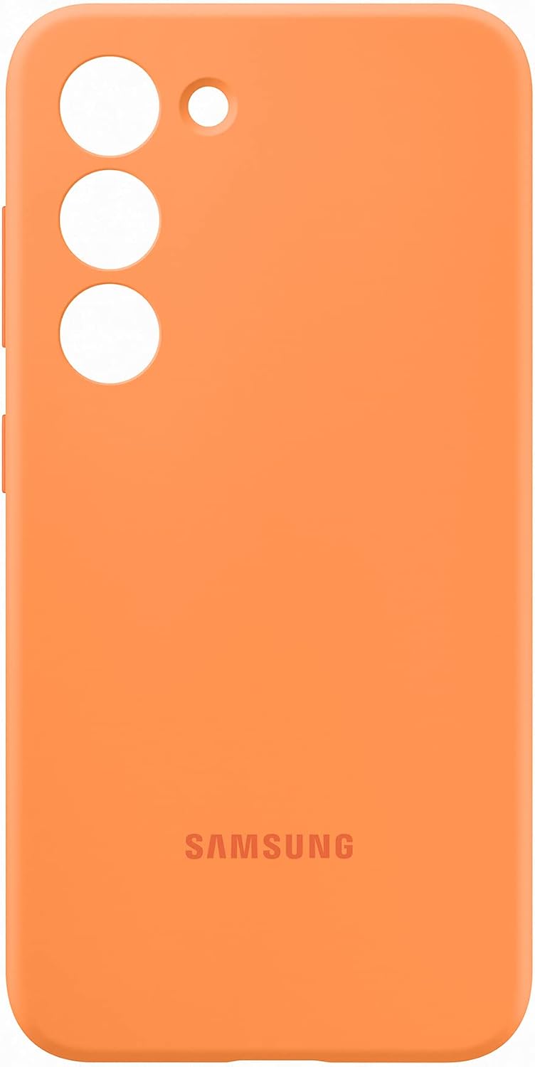 Silikonhülle, Kompatibel Mit Dem Samsung Galaxy S23+, Angenehm Anzufassen Und Stoßfest. Orange [nx]
