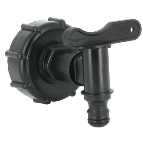 Mehrtank-anschlussstück – S60x6 – Hdpe-hahn. Kompatibel Mit 1000-liter-tanks – Schnellanschluss Ø 15 Mm – Kompatibel Mit Ventilen Des Typs S60x6.