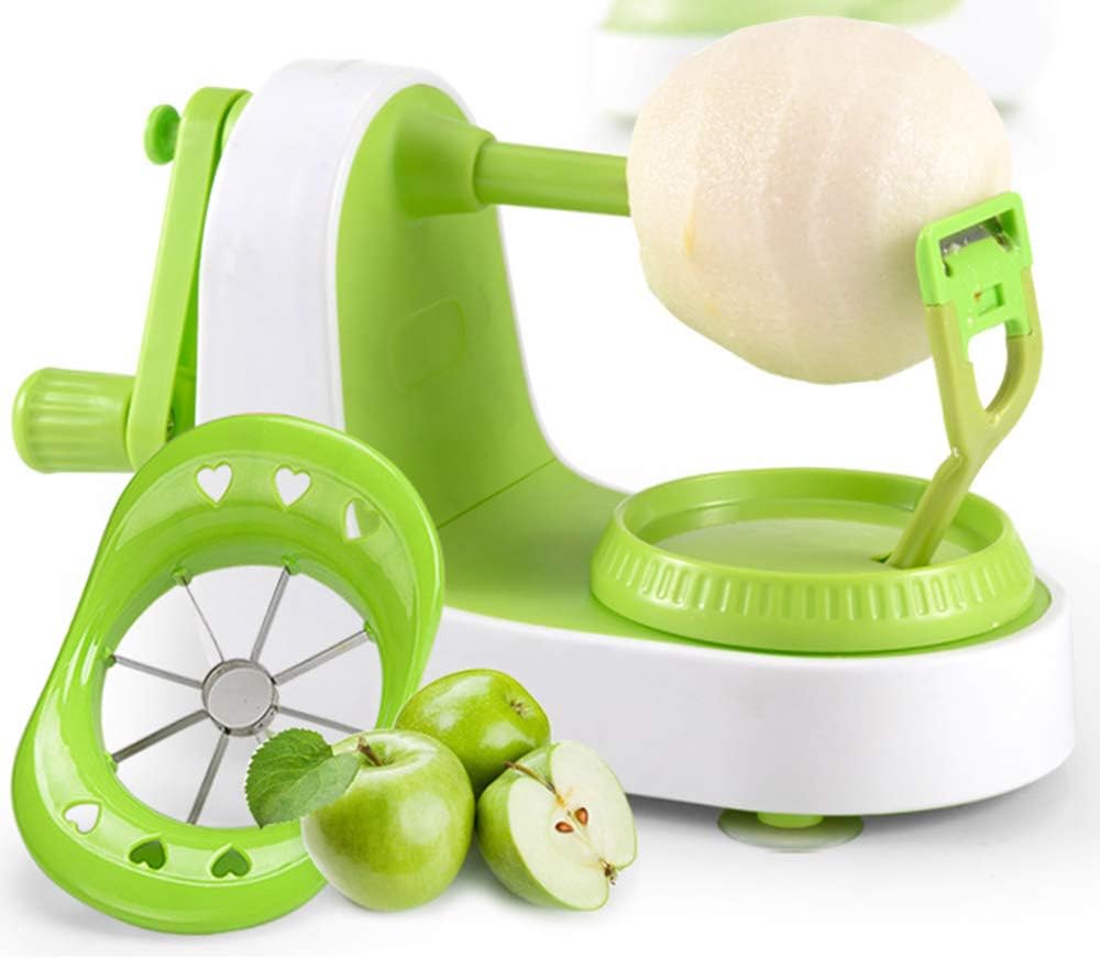 Manzanas Sparschäler, Multifunktionale Küchenmaschine, Geeignet Für Obst Und Gemüse, Schnelle Manuelle Einstellung Dank Des 8-stab-prozessors