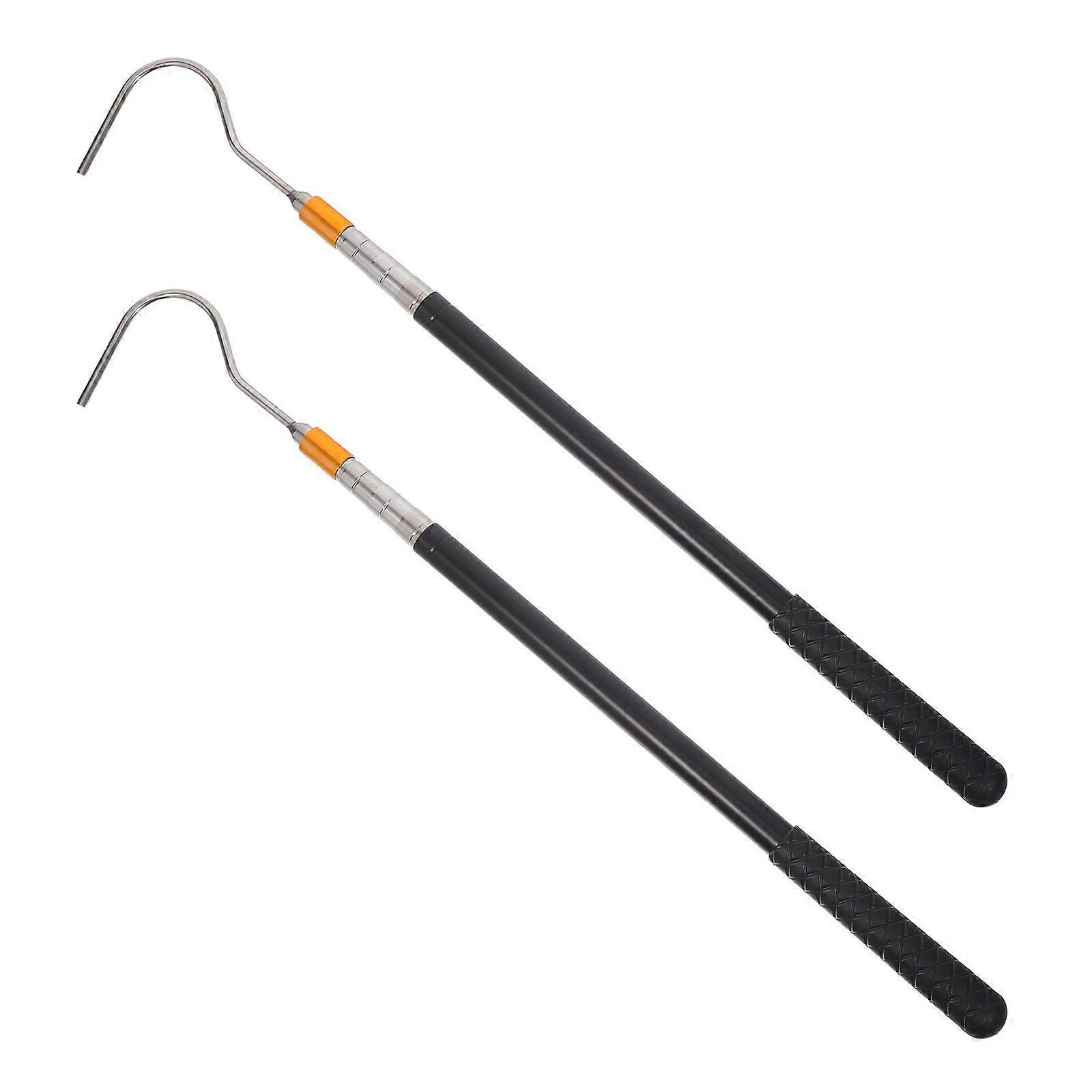 Set Aus 2 Ausziehbaren Klimmzugstangen Für Dachbodentreppen, Kompatibel Mit Dachbodentreppen, Fenstern Und Dachfenstern.
