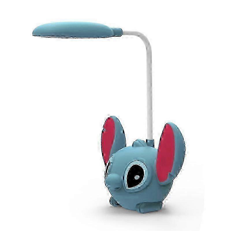 Aoger Disney Stitch Led-schreibtischlampe Mit Integriertem Anspitzer, Faltbar, Niedlich, Usb-aufladbar, Geschenk Für Klassenkameradenynai2