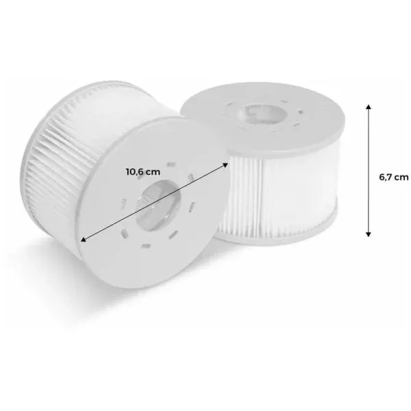 12er-pack Filter Für Mspa-whirlpools, Ø 106 Cm – 12 Ersatzfilterkartuschen Für Mspa-whirlpools. 12 Stück. [nx]
