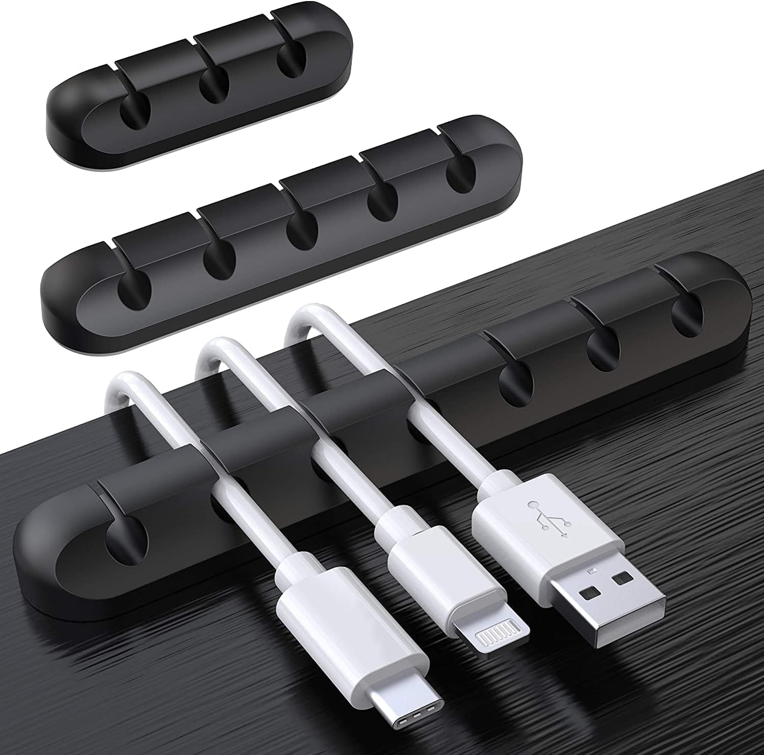 Schreibtischgeeignete Kabelbinder, 3er-set, Kabelorganisator, Kabelmanagement, Kompatibel Mit Verschiedenen Usb-kabeln (ladegerät, Maus, Kopfhörer, Computer).