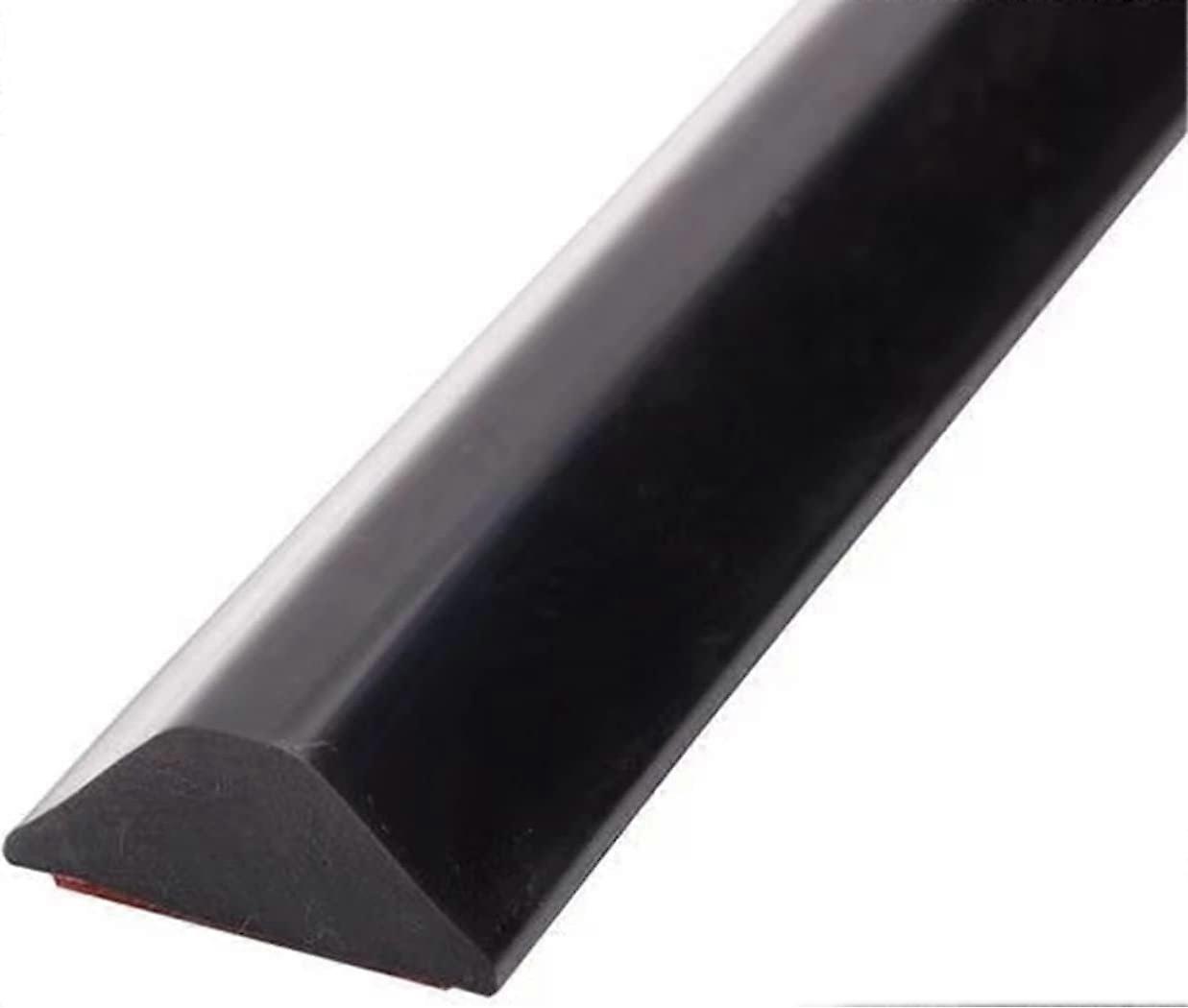 Selbstklebender Schutzstreifen Für Duschschwelle, Wassersperre, Dusche, Badezimmer, Boden (100 Cm, Schwarz)