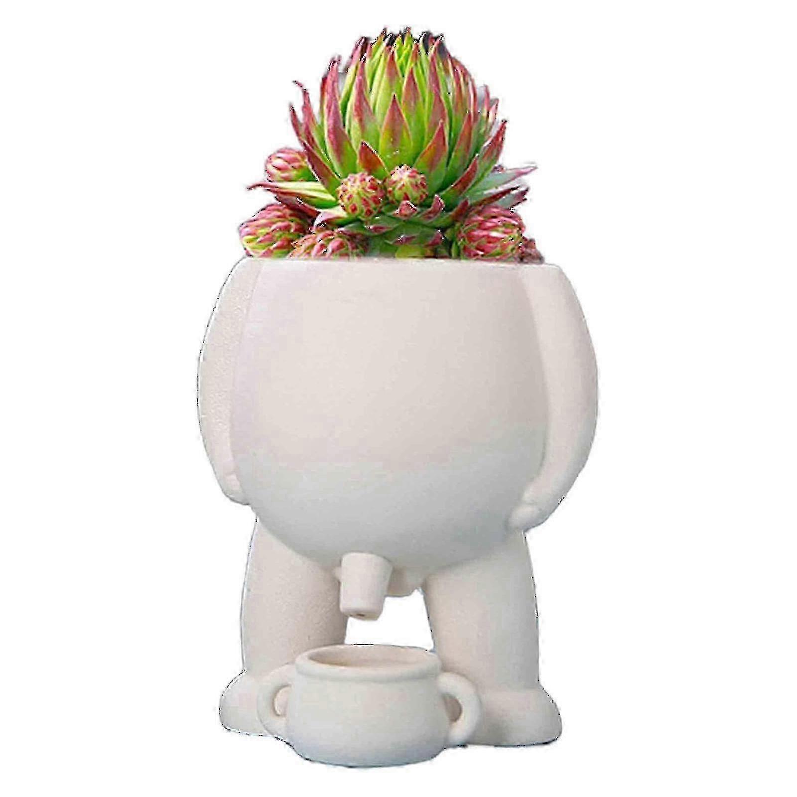Blumentopf In Form Eines Urin-töpfchens, Geeignet Für Pflanzen, Humorvoller Blumentopf, Originelle Vase Für Zuhause