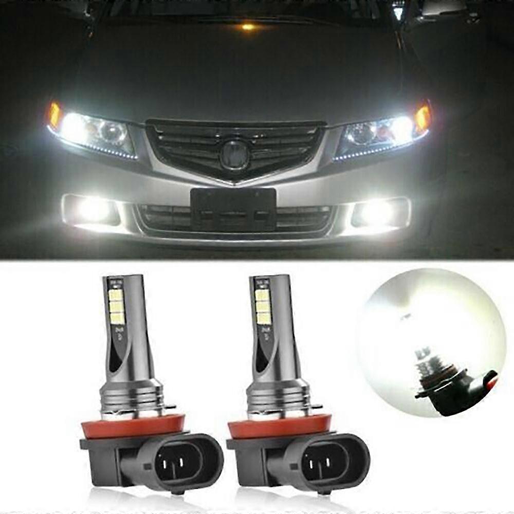 2 H11/h8 6500k Led-lampen Für Nebelscheinwerfer, Canbus-kompatibel, Xenon-lampen, Dhl-lieferung