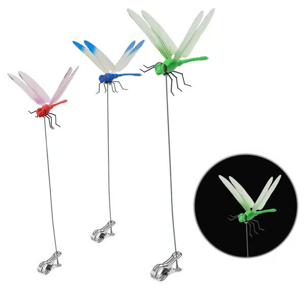 Künstliche Libellen-haarspangen, Libelle Zum Anclipsen Für Die 3d-gartendekoration Im Freien [nx]