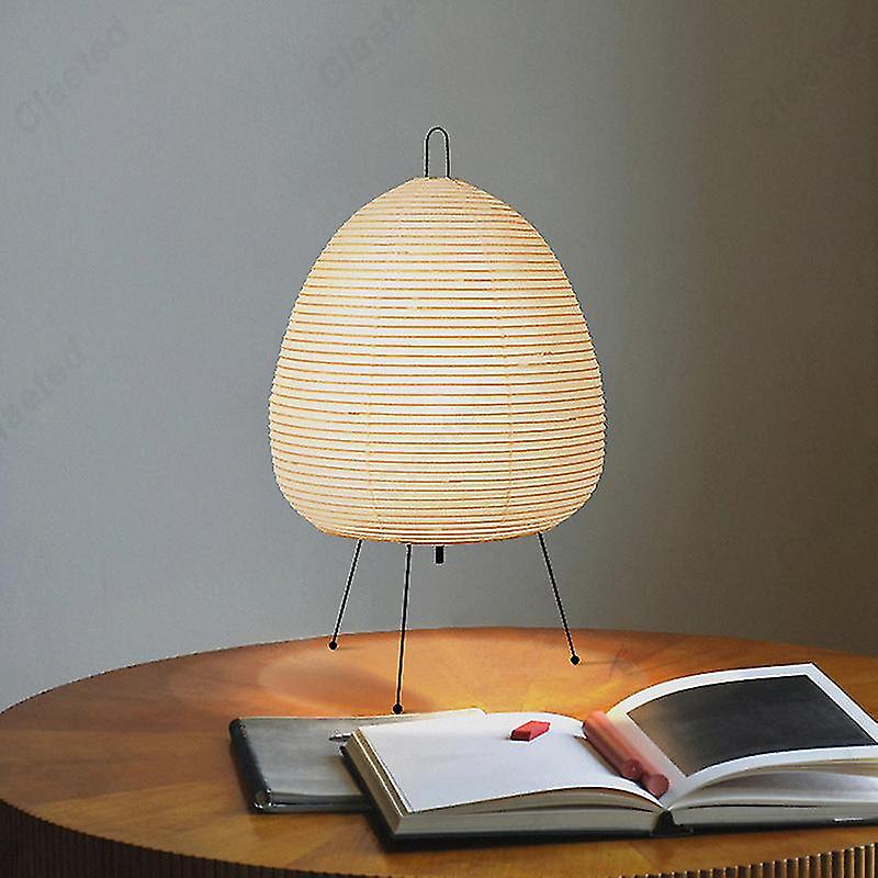Akari Noguchi Tischleuchte Im Japanischen Design: Reisförmige Lampe, Ideal Für Schlafzimmer, Büro, Wohnzimmer Oder Bar - Inneneinrichtung Yw1