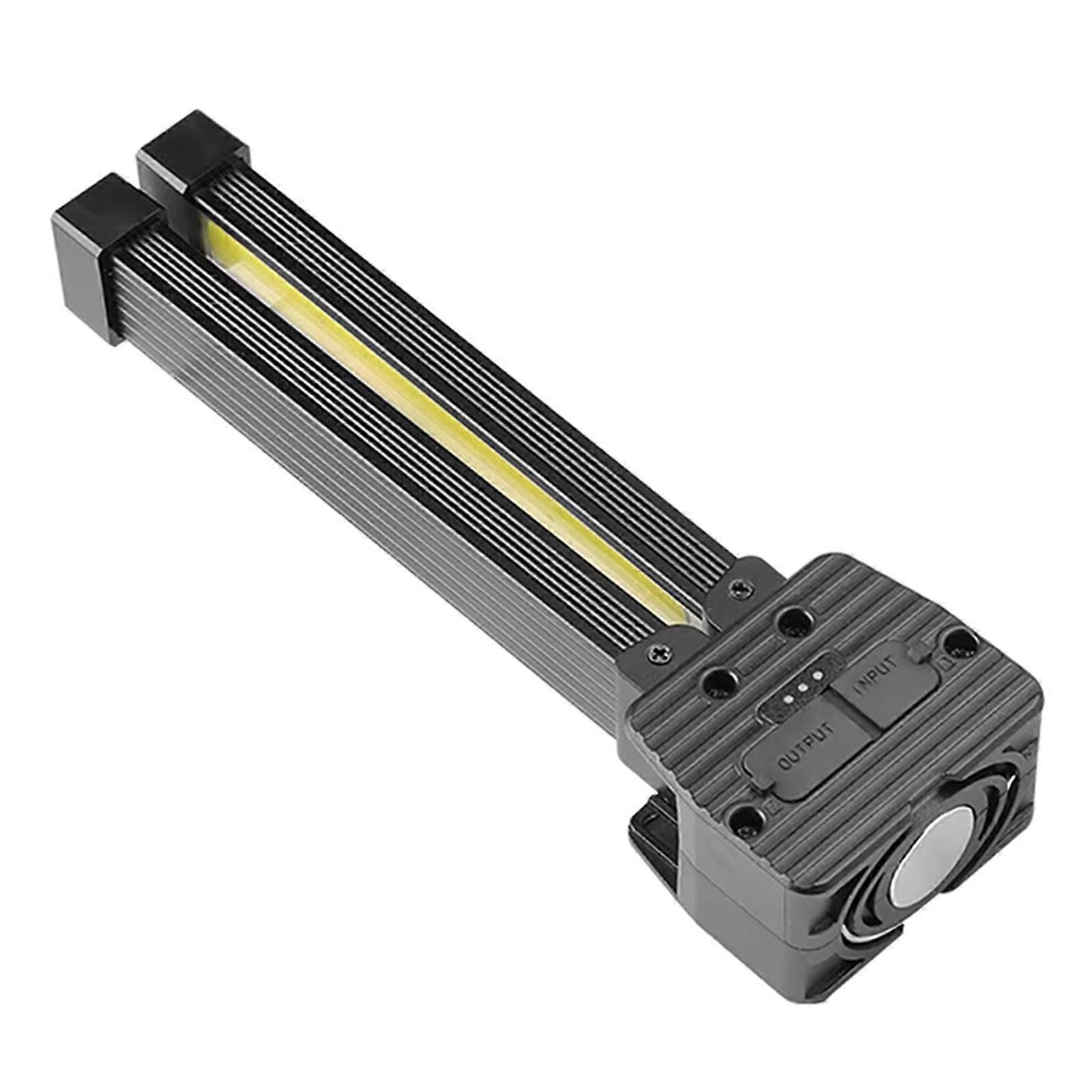 Tragbare Abs-arbeitsleuchte Mit Starkem Magneten, Wiederaufladbare 1200-mah-taschenlampe, Ideal Für Fahrzeuginspektionen Und Outdoor-aktivitäten (mehrfarbig).