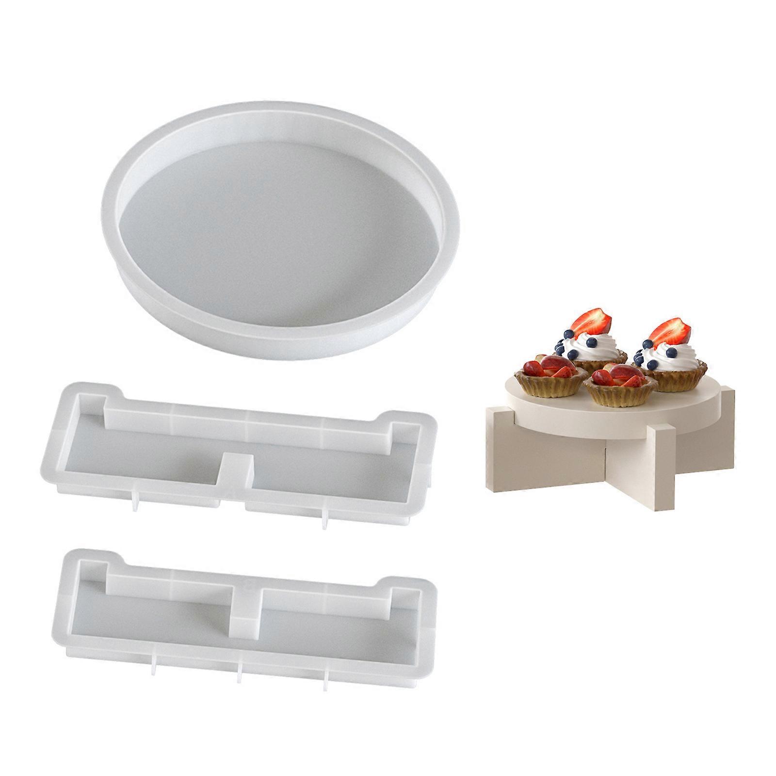 Rundes Tablett Aus Weichem Und Unbedenklichem Silikon, Ideal Für Cafés, Familienfeiern Und Catering-services.