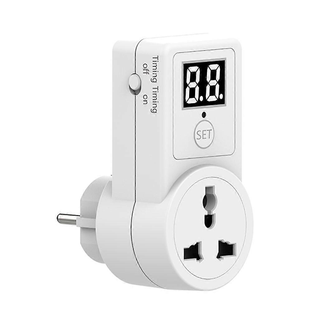 Europäische Standard-zeitschaltuhr Mit Lcd-bildschirm Und Digitaler Timerfunktion (eu-stecker)