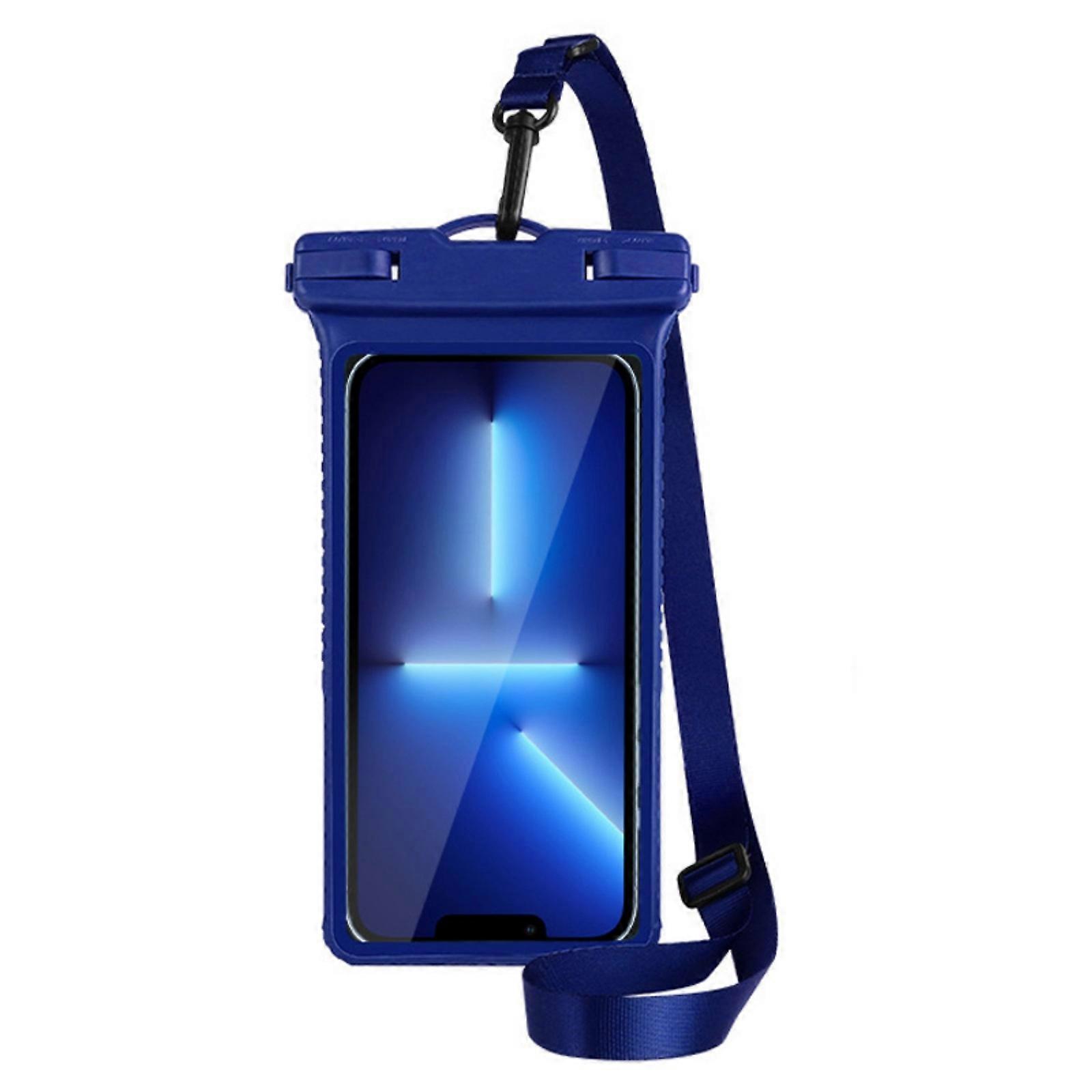 Wasserdichte Und Touchscreen-fähige Handyhülle (ipx8). Wasserdichte 3d-tasche Für Mobiltelefone. Verfügbare Farbe: Blau.