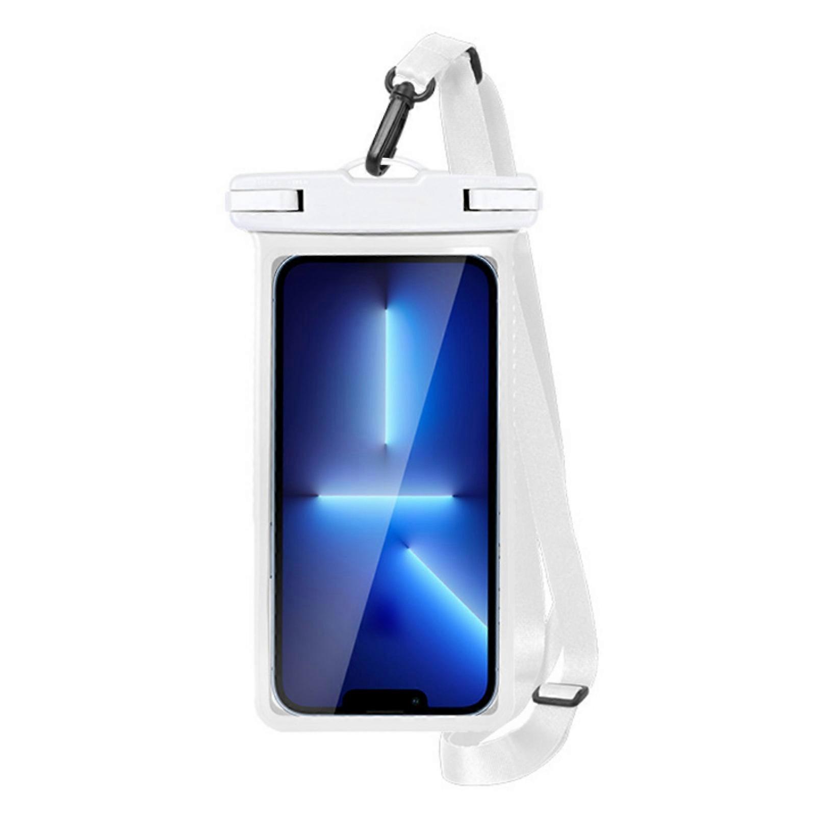 Ipx8 Wasserdichte Tasche Für Mobiltelefone, Touchscreen-hülle Kompatibel Mit Iphone 14, 13, 16 Und 15 Zoll, Ideal Für Den Strand, Farbe Weiß (optional).
