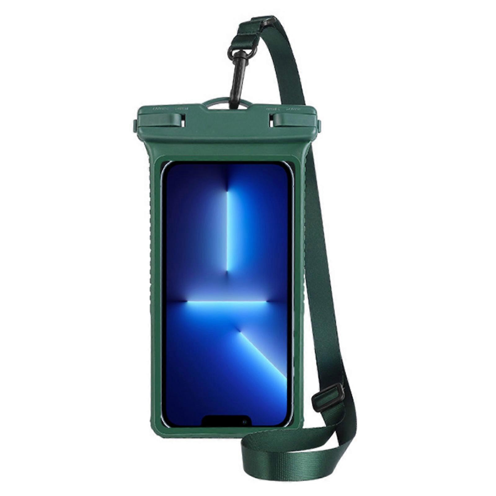 Wasserdichte Touchscreen-handyhülle, Kompatibel Mit Handys Und Anderen Geräten. Ipx8 Wasserdichte Tasche, Strandtasche, In Grün Erhältlich.