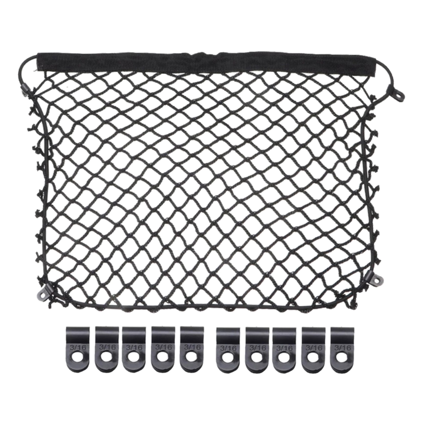 Elastisches Gepäcknetz 14,7' X 9,8' Mit 10 Clips Für F650gs F700gs F750gs F800gs R850gs R1200gs R1250gs[nx]