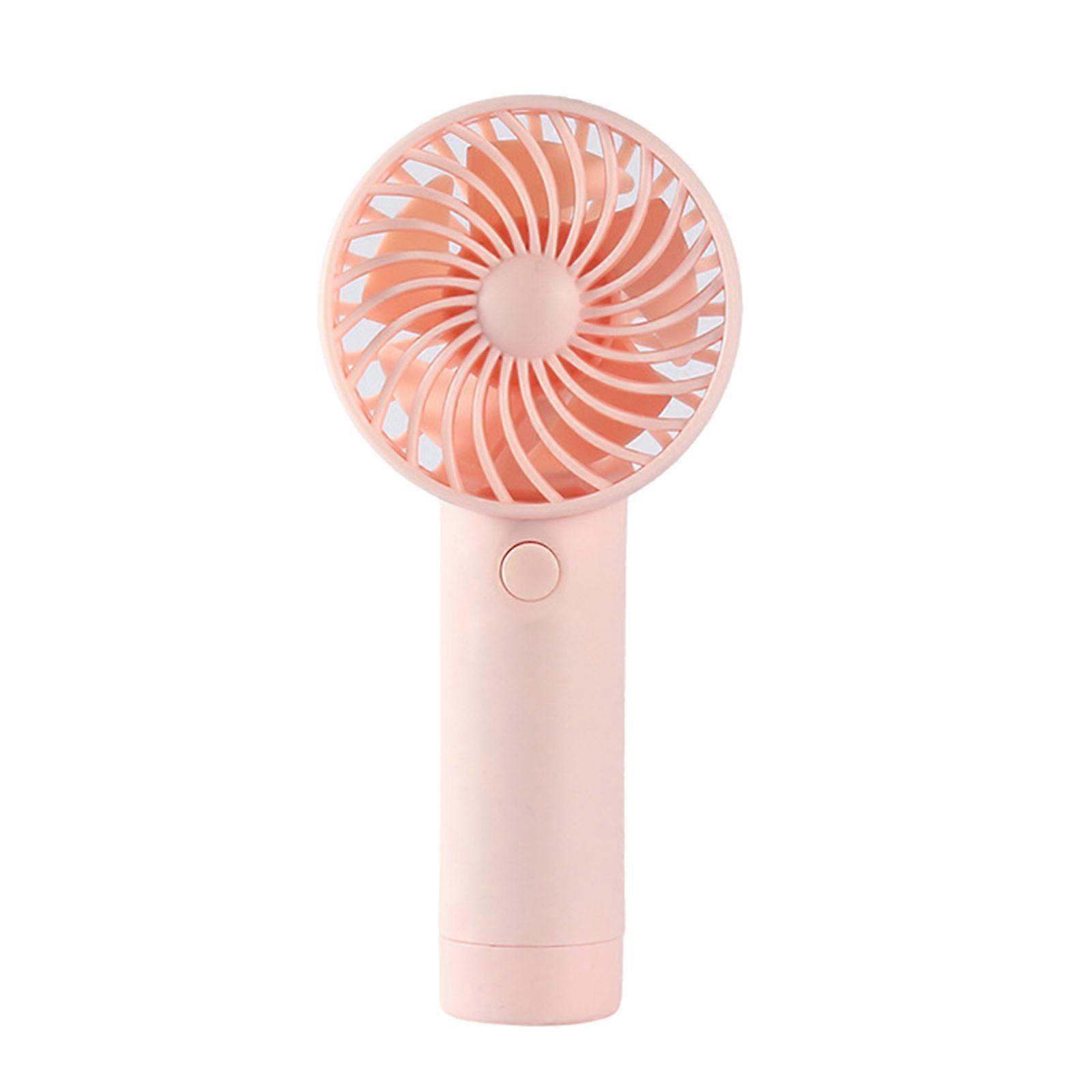 Mini-usb-reiseventilator, 3 Geschwindigkeitsstufen, Tragbar, Pink. Geeignet Für Draußen, Auf Reisen Oder Für Drinnen.