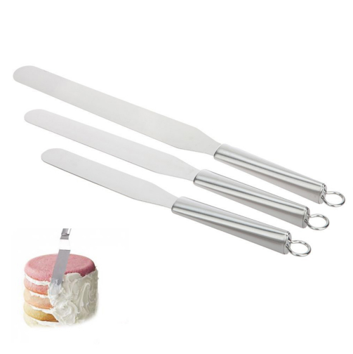 Tortendekoration Mit Einem Palettenmesser / Spachtel / Palettenmesser / Tortendekoration