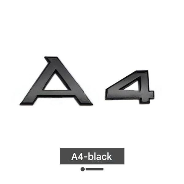Mattschwarzes Audi A3 Heckemblem – Elegante Schwarze Schrift Für Einen Modernen Und Edlen Look. Werten Sie Die Optik Ihres Audi [nx] Auf.