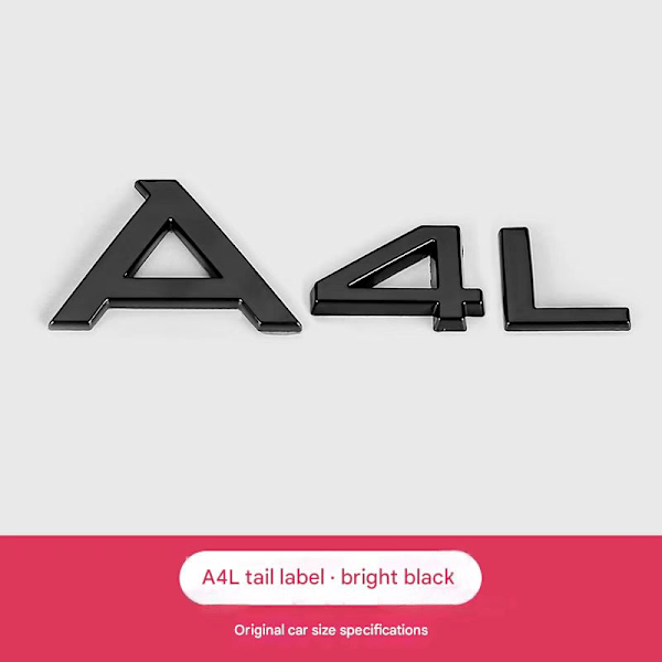 Mattschwarzes Audi A3 Heckemblem – Klare Schwarze Schrift Für Einen Modernen Und Eleganten Stil. Werten Sie Die Optik Ihres Audi [nx] Auf.