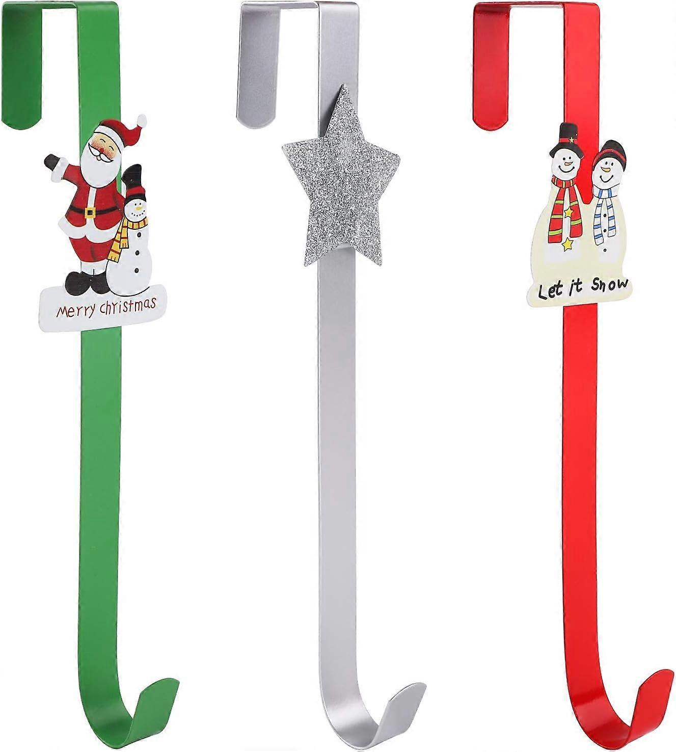 Eleganter Weihnachtskranzhalter Mit Stabilen Haken, Passend Für Verschiedene Dekorationen, Schützt Ihre Tür Vor Beschädigungen. Der Transparente Halter Gewährleistet Optimalen Halt.