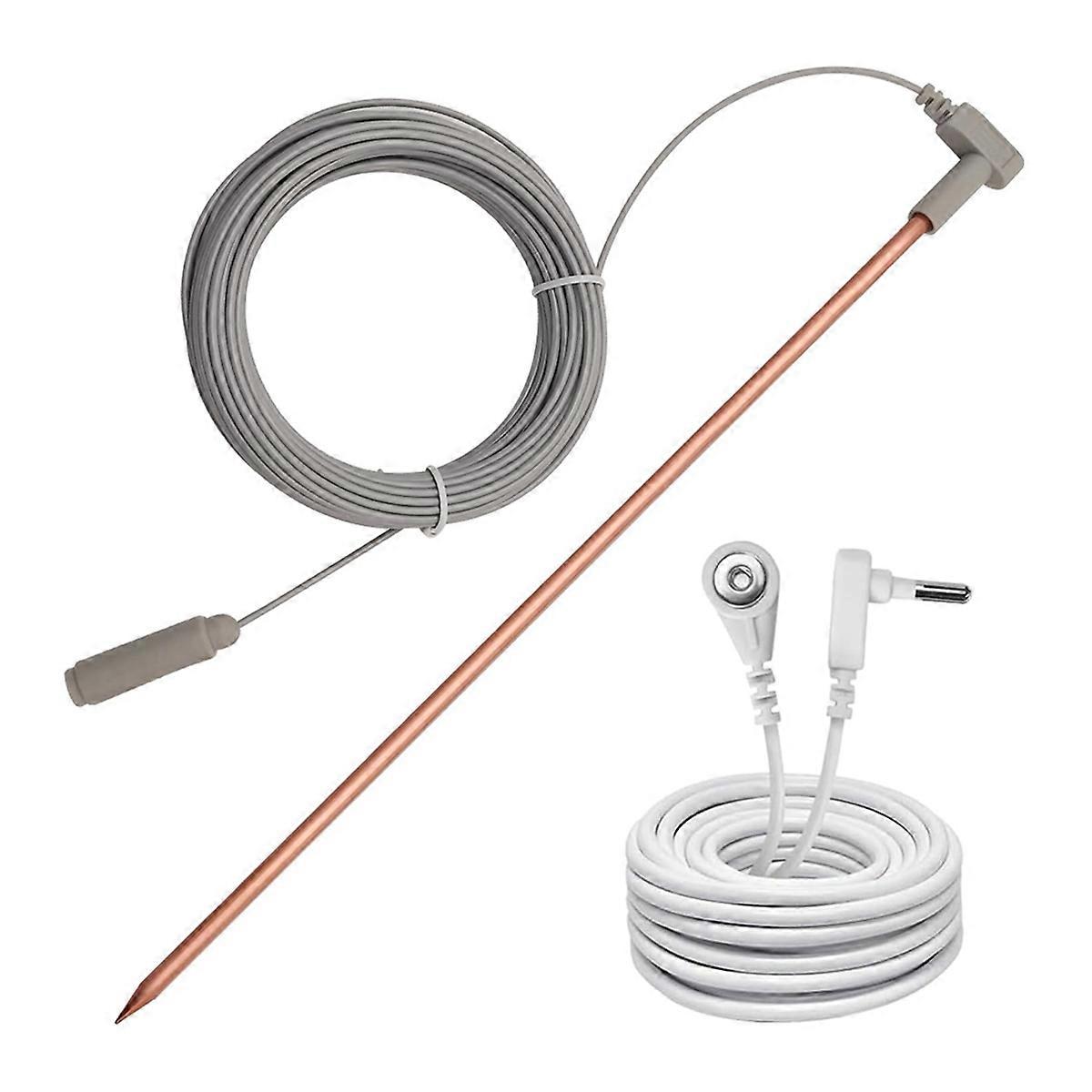 Kupfer-erdungsdämpfer Mit 12 M Langem Weiblichem Kabel Zur Erdung, Tragbares Erdungsdämpfer-set, Ideal Für Geerdete Produkte A[nx]