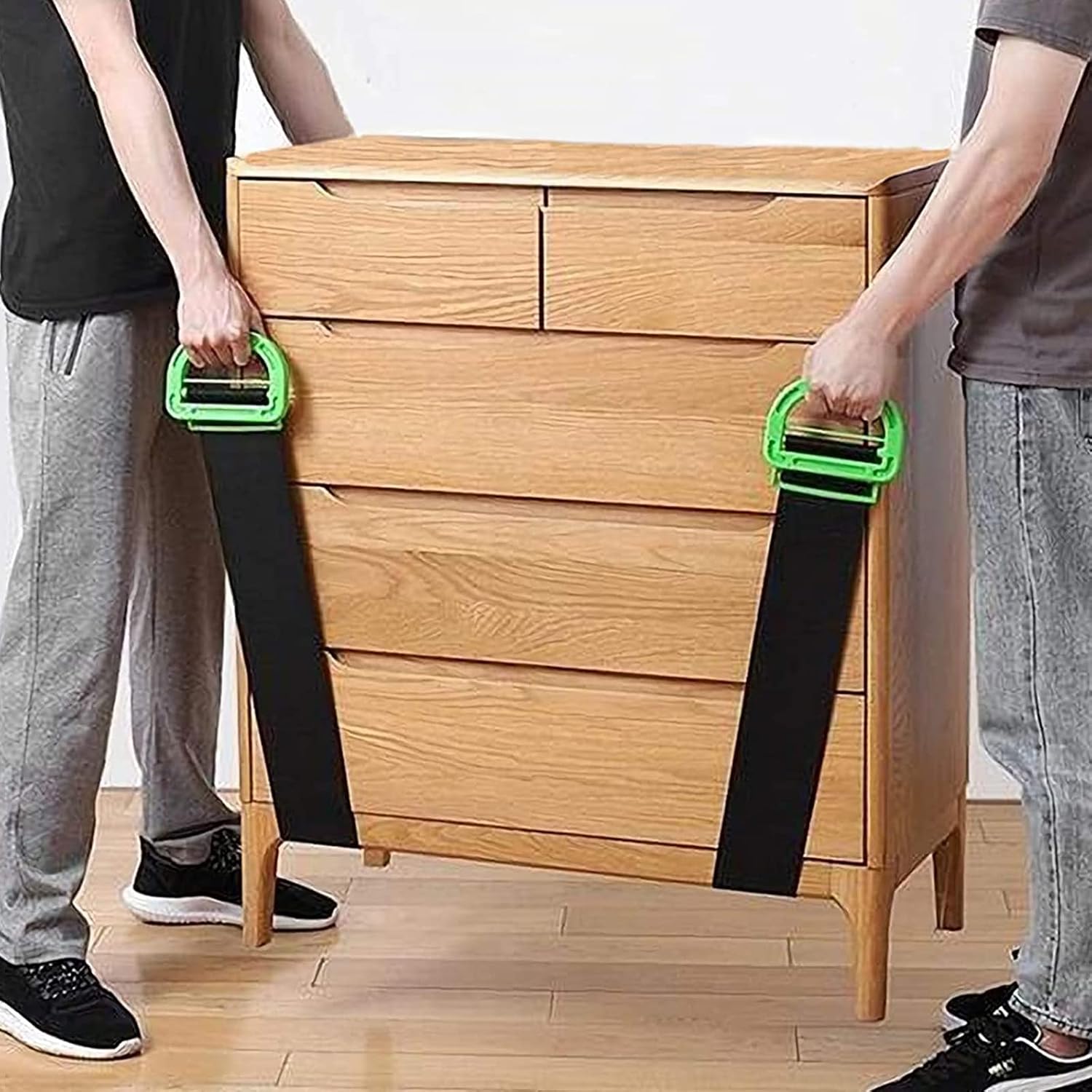 Umzugsgurte, Set Mit 2 Hebegurten, Geeignet Für Möbel, Kisten, Matratzen, Baumaterialien Und Transporte.