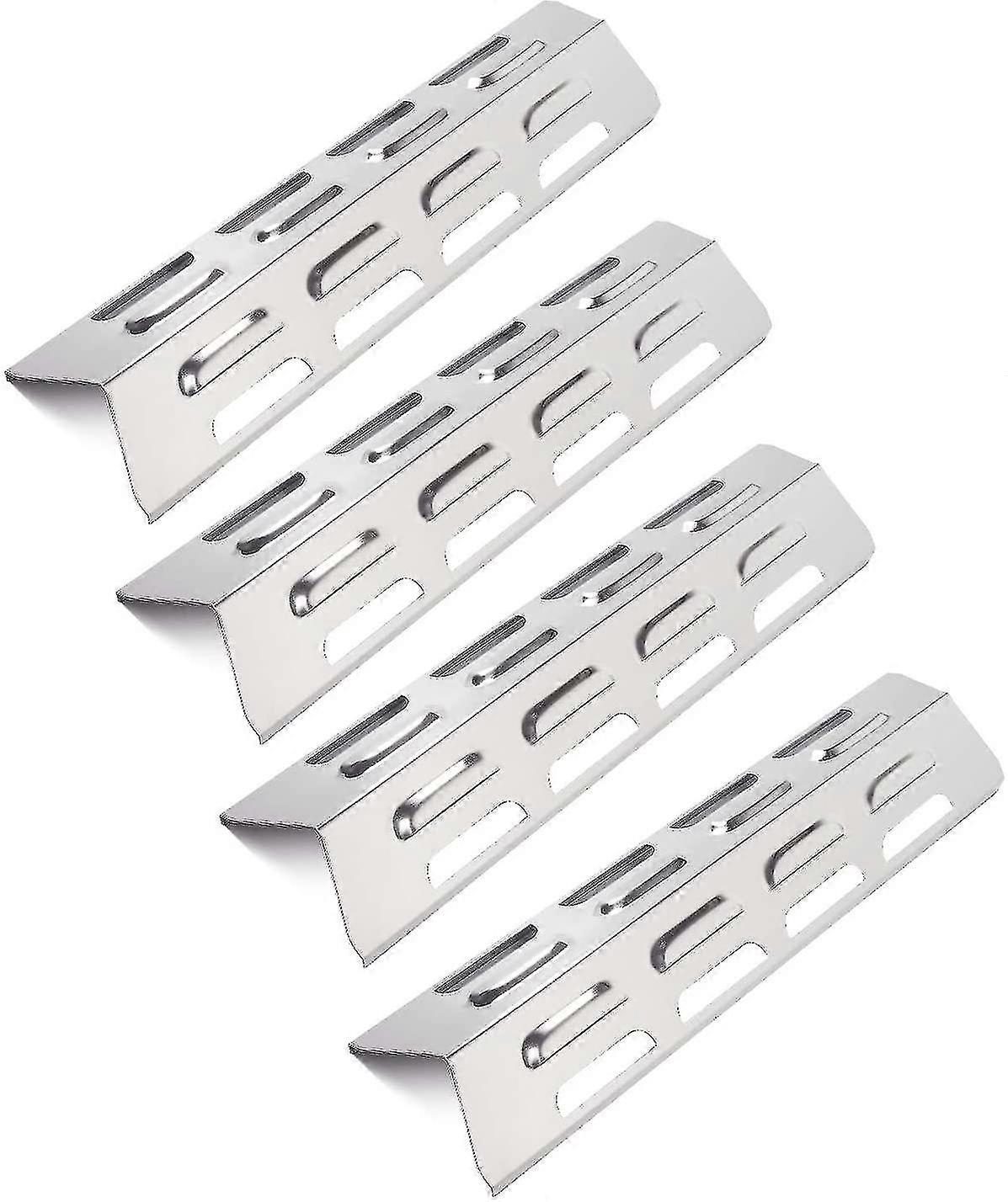 4-teiliger Außengrill, Gasgrill, Edelstahlgrillplatte