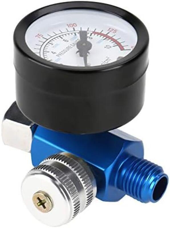 Manometer Kompatibel Mit Farbpistolen, Druckregler Kompatibel Mit Farbpistolen, 1/4"-luftdruckregler Kompatibel Mit Farbpistolen, Manometerzubehör Kompatibel Mit Druckluftwerkzeugen