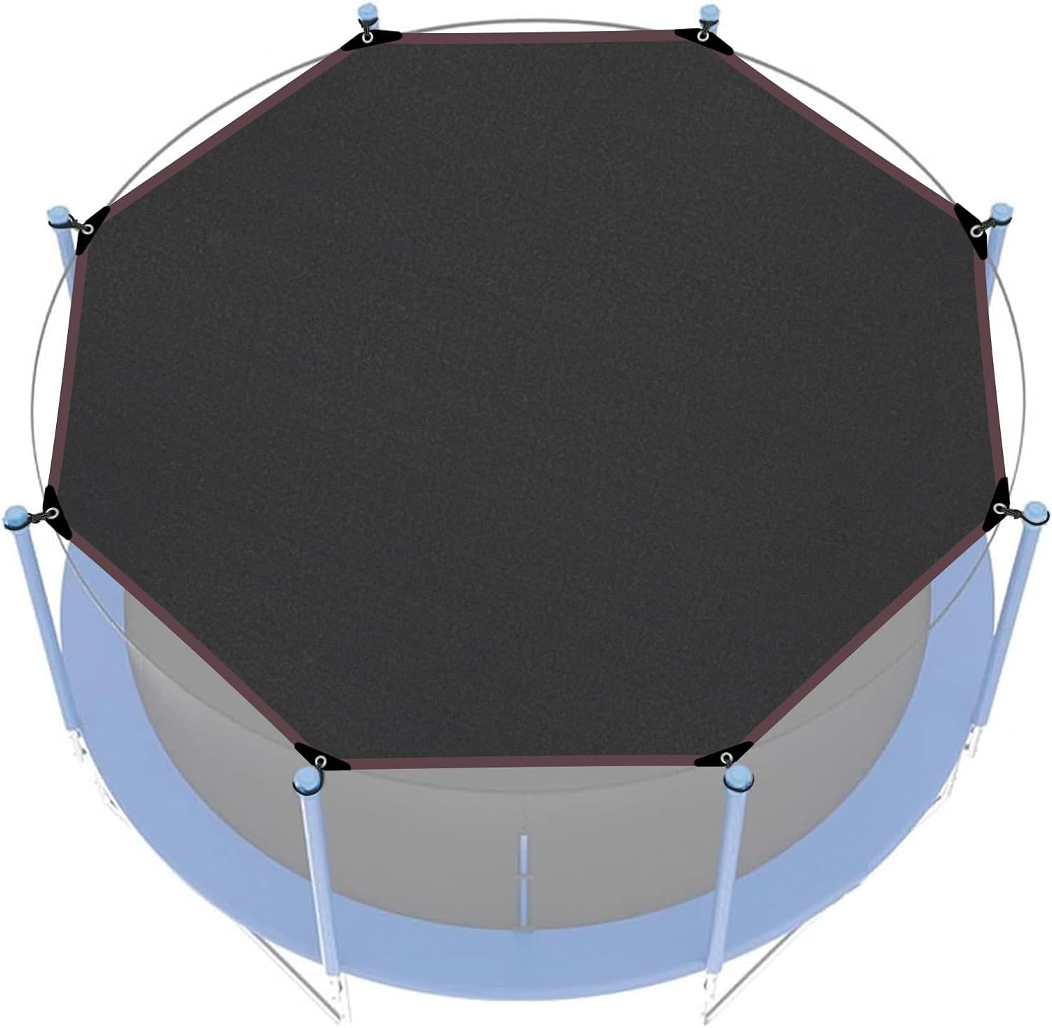 Sonnensegel, Kompatibel Mit Trampolin – Durchmesser: 305 Cm