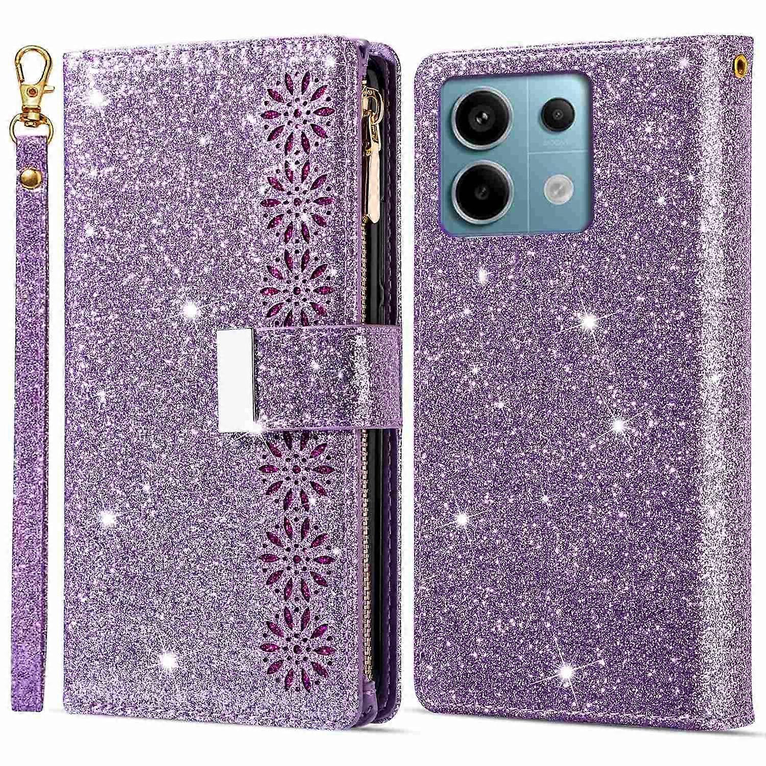 Glitzernde Leder-handyhülle Für Xiaomi Redmi Note 13 Pro 5g/poco X6 5g [nx]