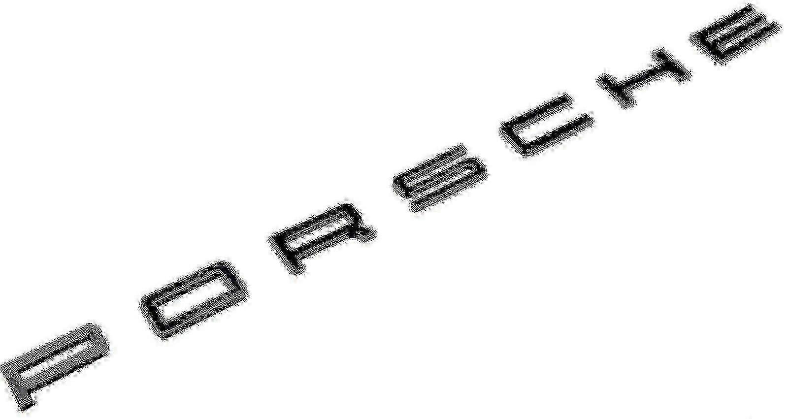 Emblem In Hochglanzschwarz. Passend Für Die Heckklappe. Kompatibel Mit Porsche 911, Cayenne, Turbo Und Gt3.
