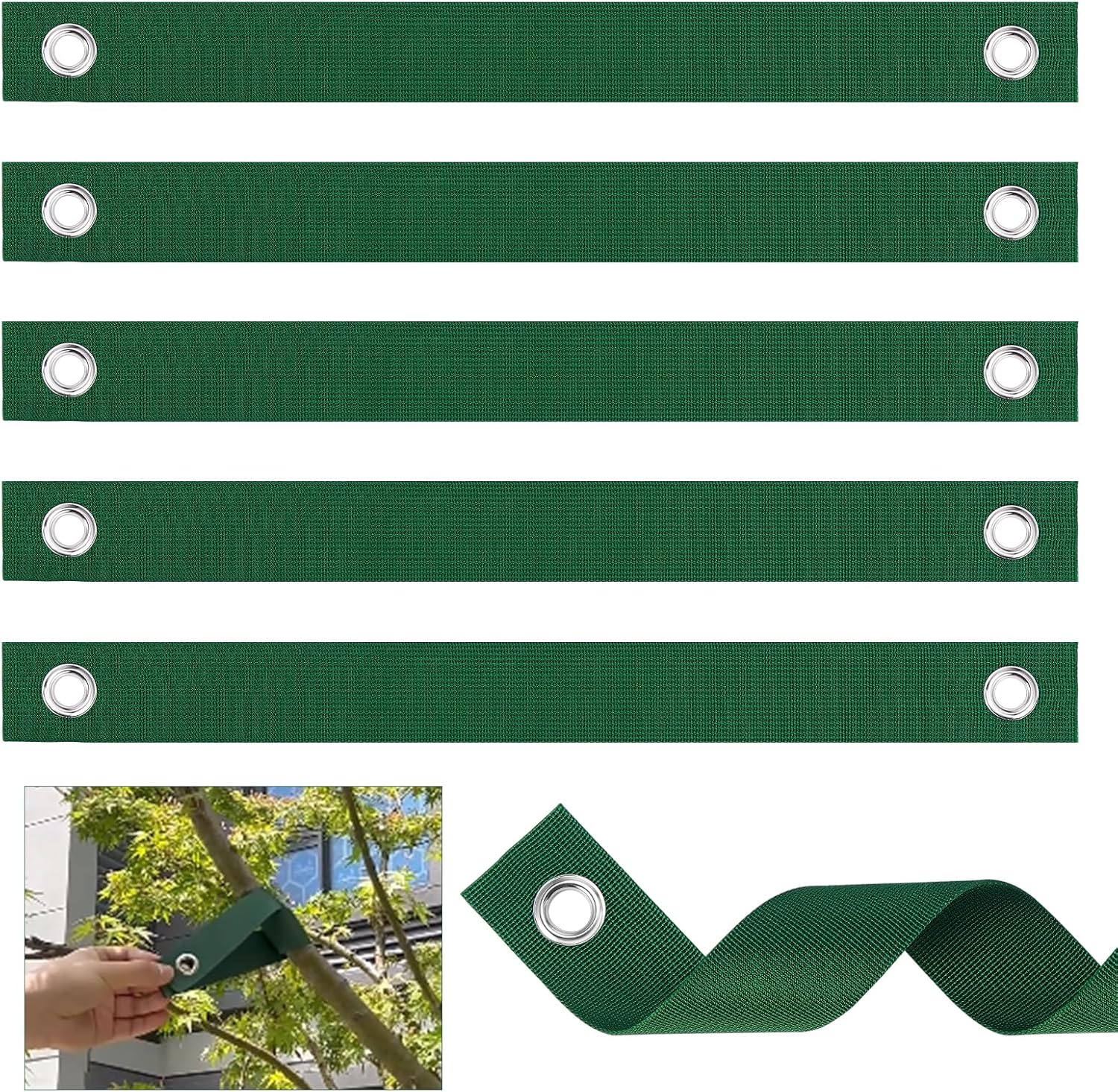 Set Mit 12 Baumgurten Mit Ösen. Kompatibel Mit Set/pflanzung/set/pflanzung