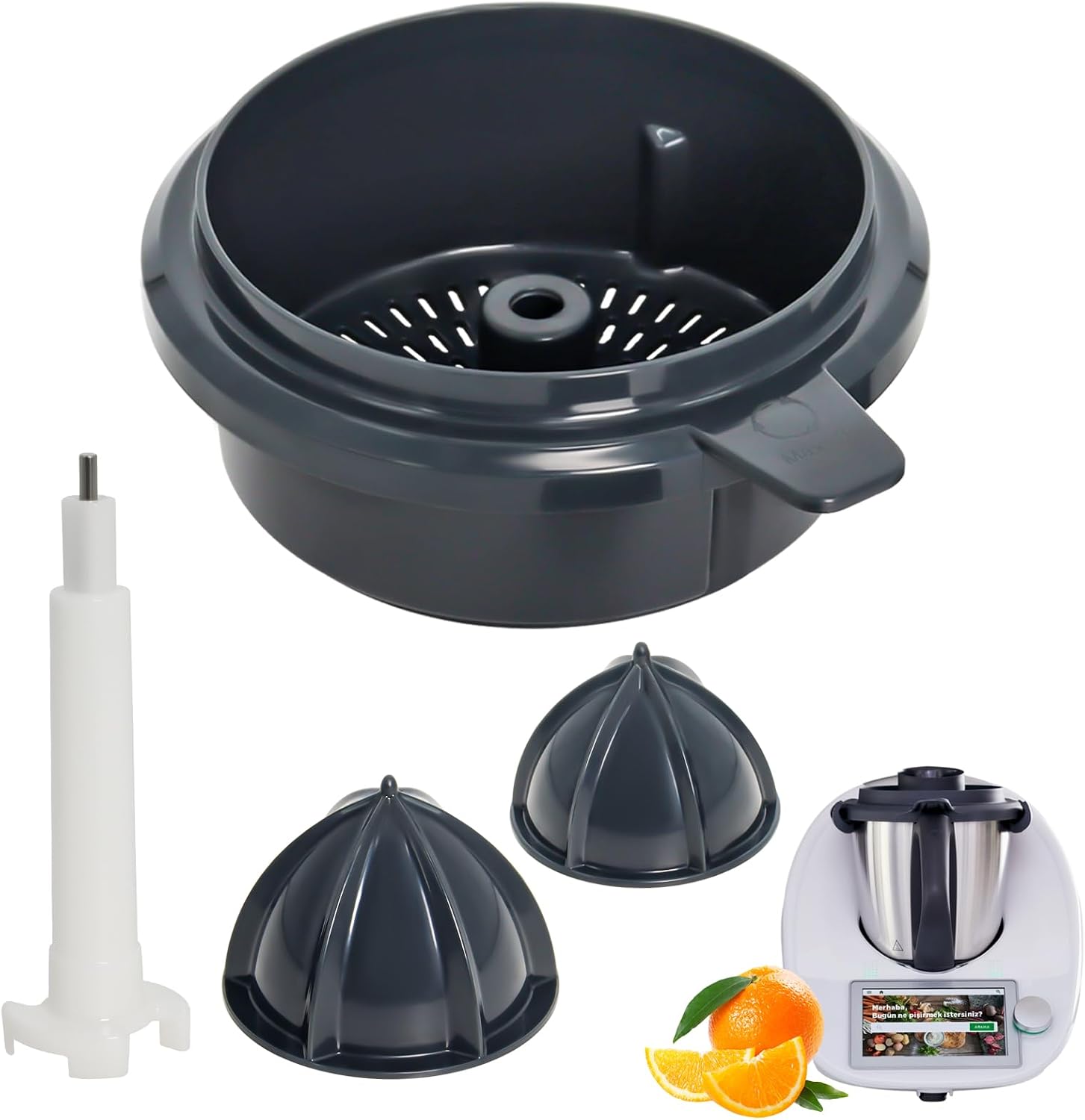 Zitruspressenaufsatz Kompatibel Mit Thermomix Tm6 Und Tm5, Zitruspressenzubehör Für Alle Zitrusfruchtarten, Thermomix-zubehör