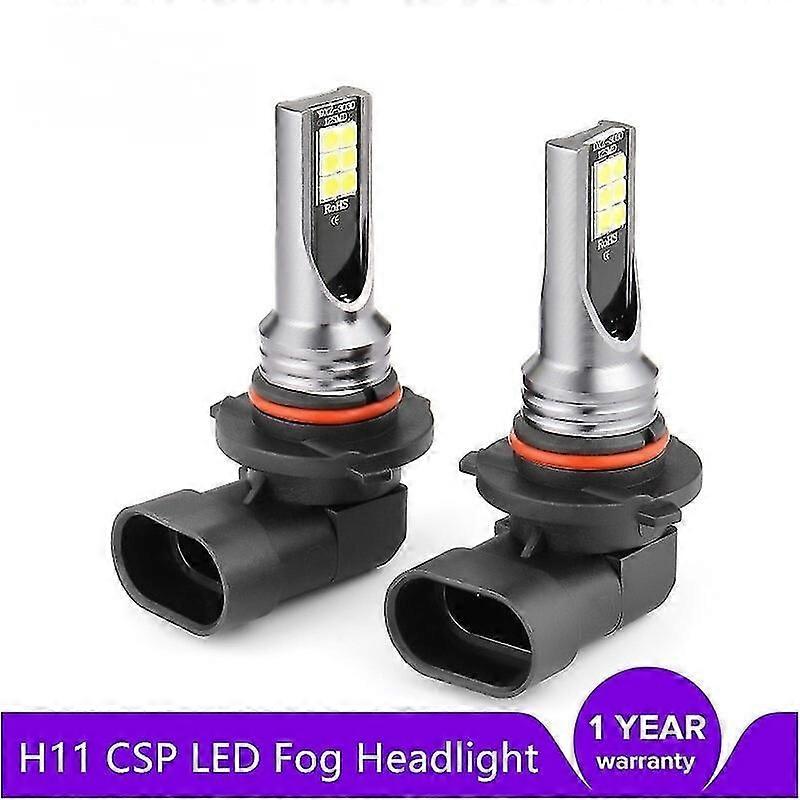 H8 H9 H1 H3 H11 9005 Hb3 9006 Hb4 Csp Led-dimmstrålkastarlampor 6000k Vita