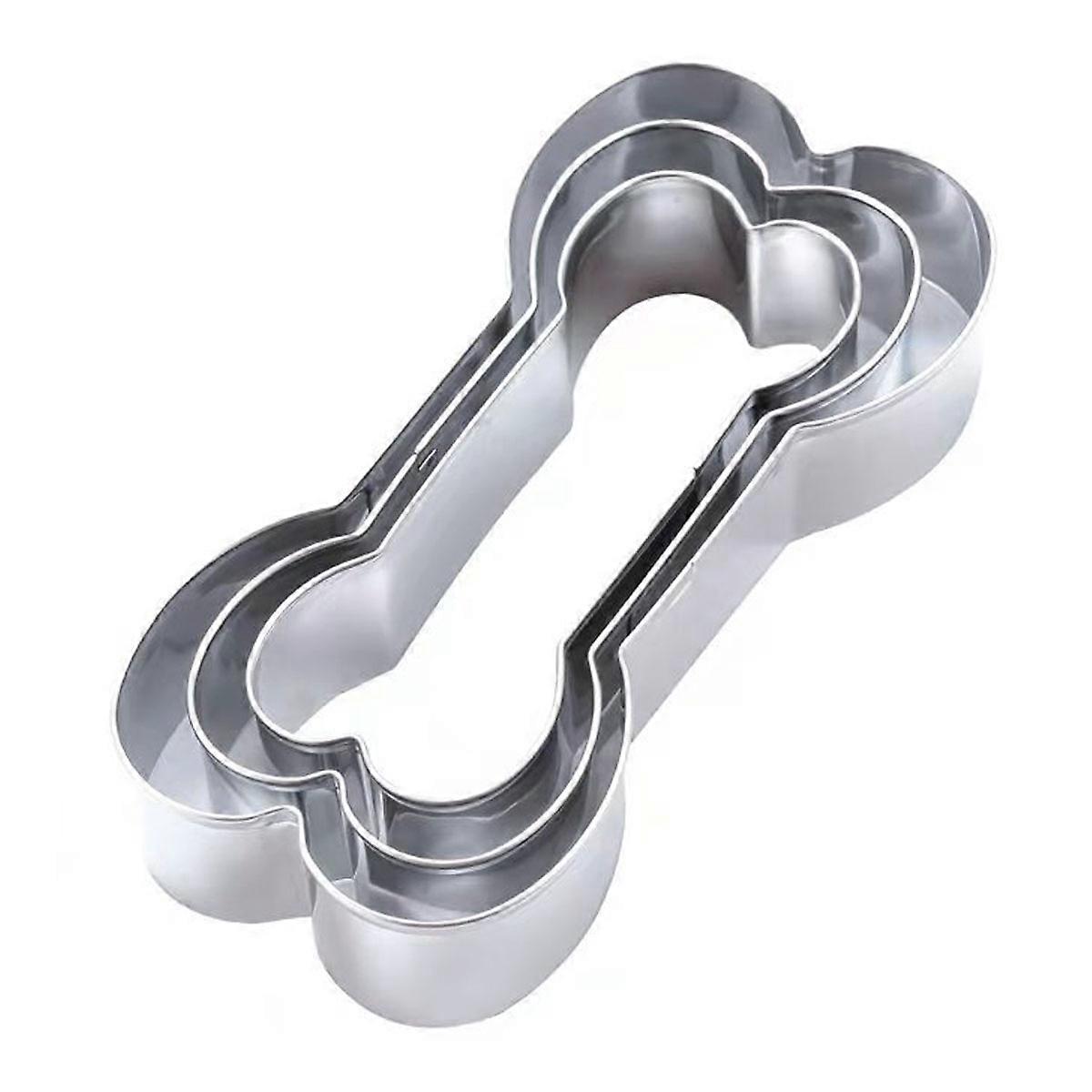 Ausstechform Aus Edelstahl In Form Einer Pfote Und Eines Knochens, Ideal Für Süße Kekse. Vielseitig Einsetzbar, Sowohl Zum Basteln Als Auch Zum Dekorieren.