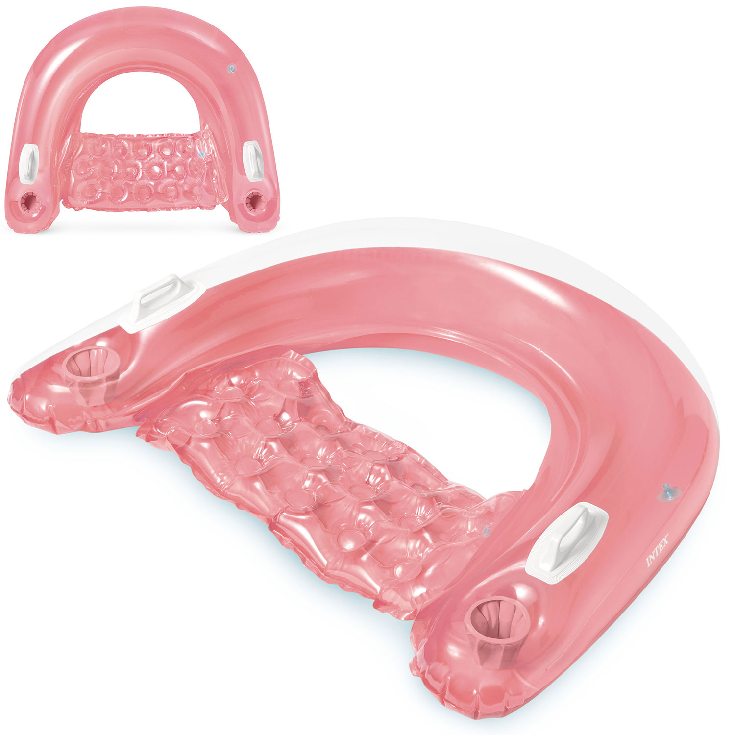 Badestuhl Mit Griff, 147 X 99 Cm, Rosa, Intex 58859