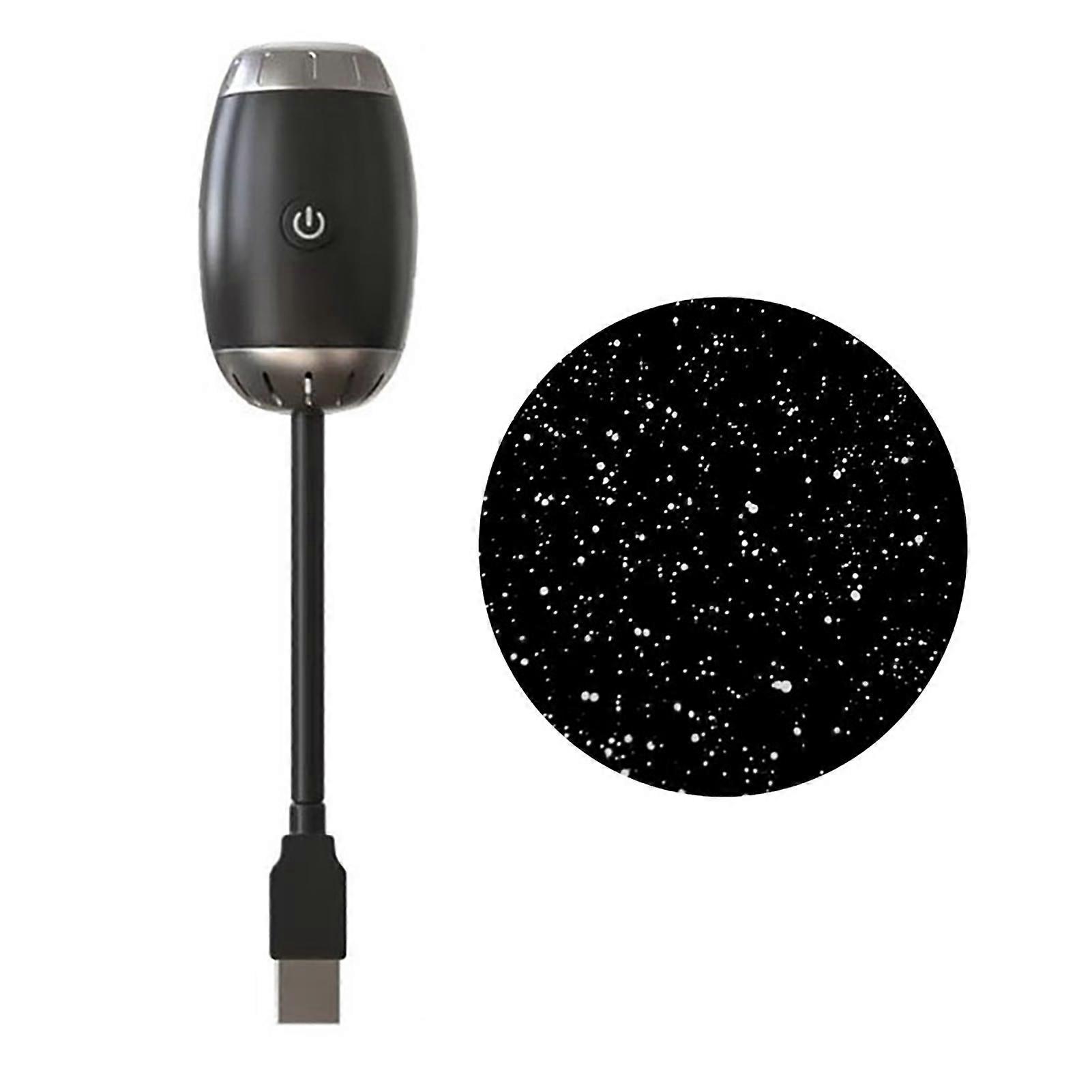 Sternenhimmel-projektor-nachtlicht Mit Einstellbarer Helligkeit, 360-grad-drehung, Einfacher Touch-steuerung, Usb-aufladbar, Schlafzimmerbeleuchtung [nx]