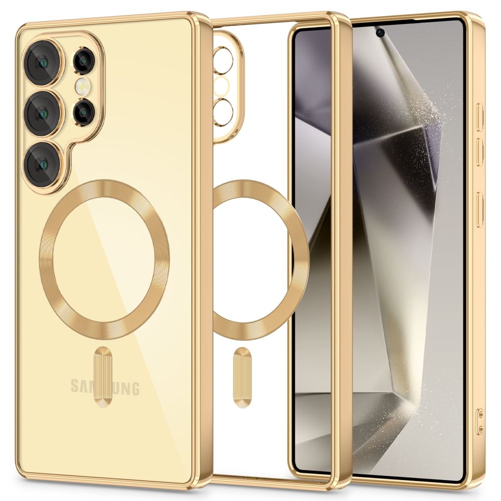 Kompatibel Mit Der Magsafe Magflex Glossy Gold [nx] Hülle Für Das Galaxy S25 Ultra