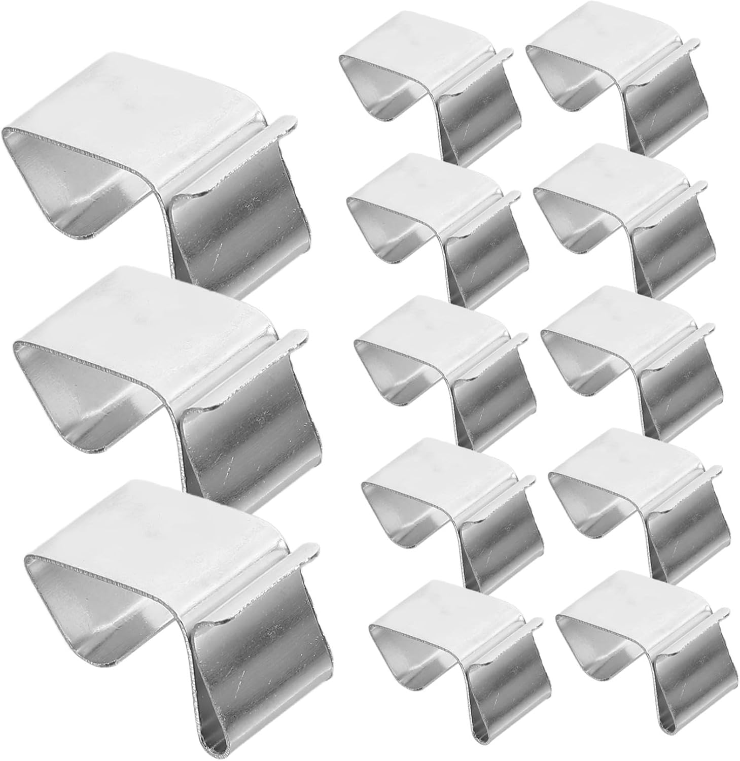Set Mit 50 Robusten Edelstahlhaken, Geeignet Für Lichterketten Im Außenbereich. Ideal Zur Befestigung Von Weihnachtsbeleuchtung An Dachrinnen Und Anderer Festlicher Außendekoration.