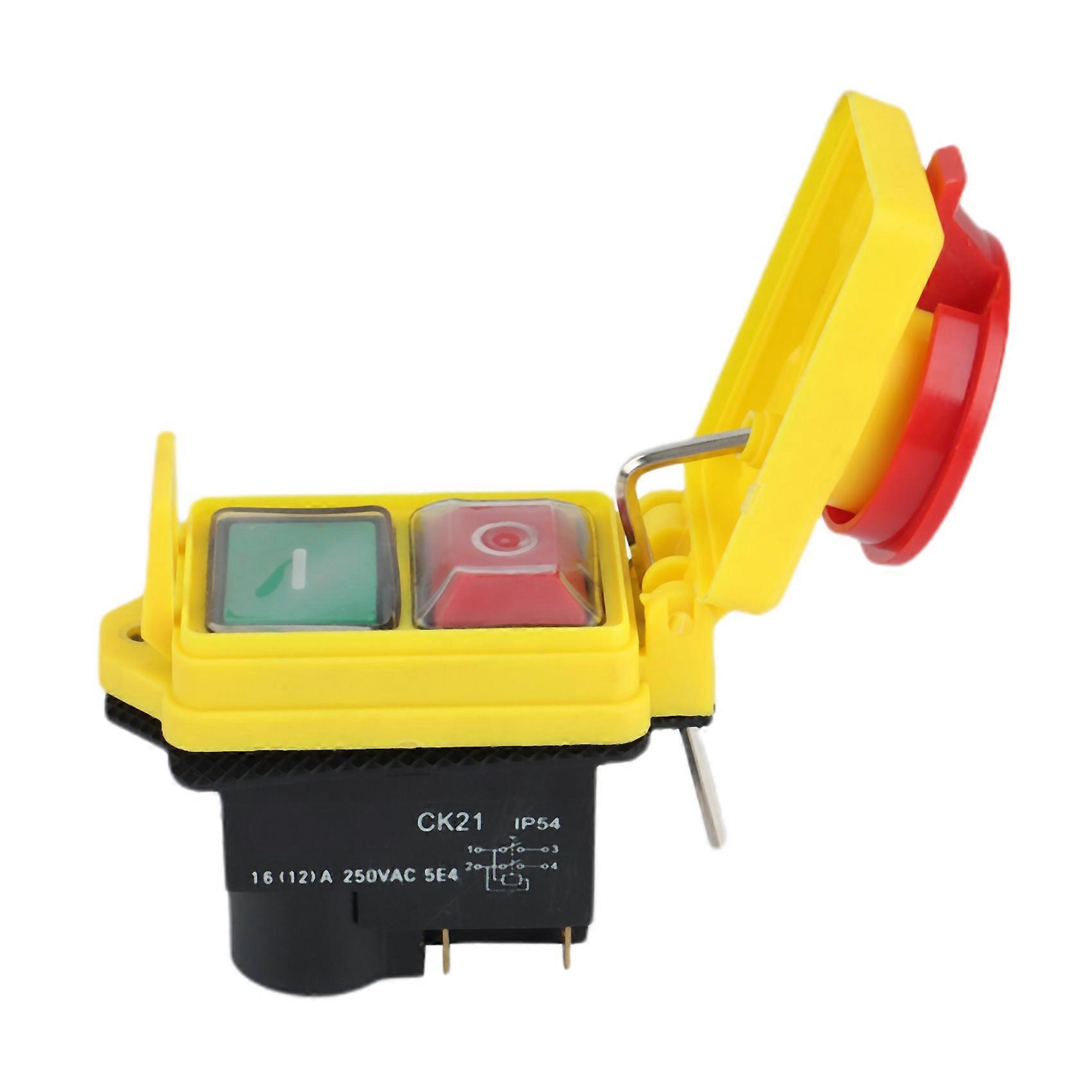 250 V 16 A Ip54 Ein-/ausschalter Mit Nulldurchgangsauslösung Und Not-aus