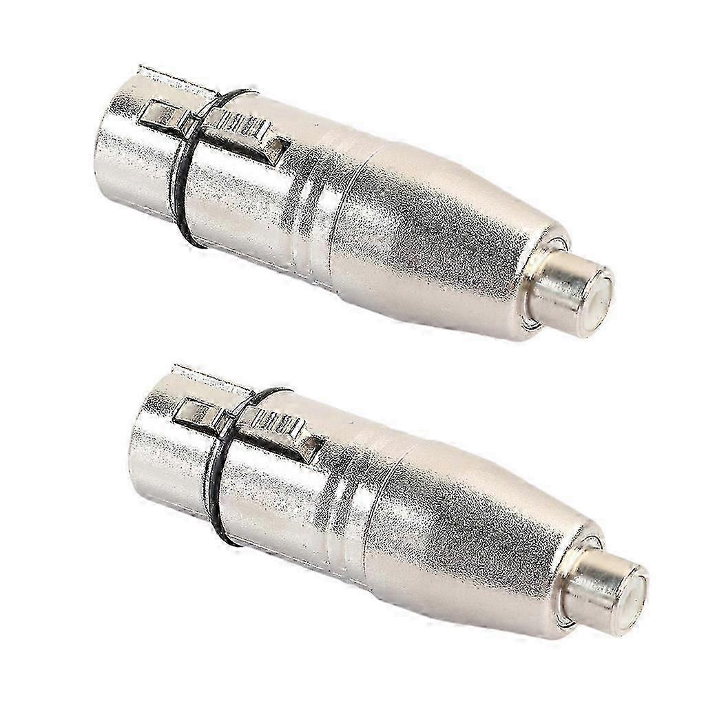 Xlr-buchse Auf Rca-buchse Audioadapter (2er-pack)