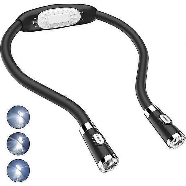Led-leselampe, Flexible, Freihändige Nackenleuchte, Batteriebetrieben [nx]