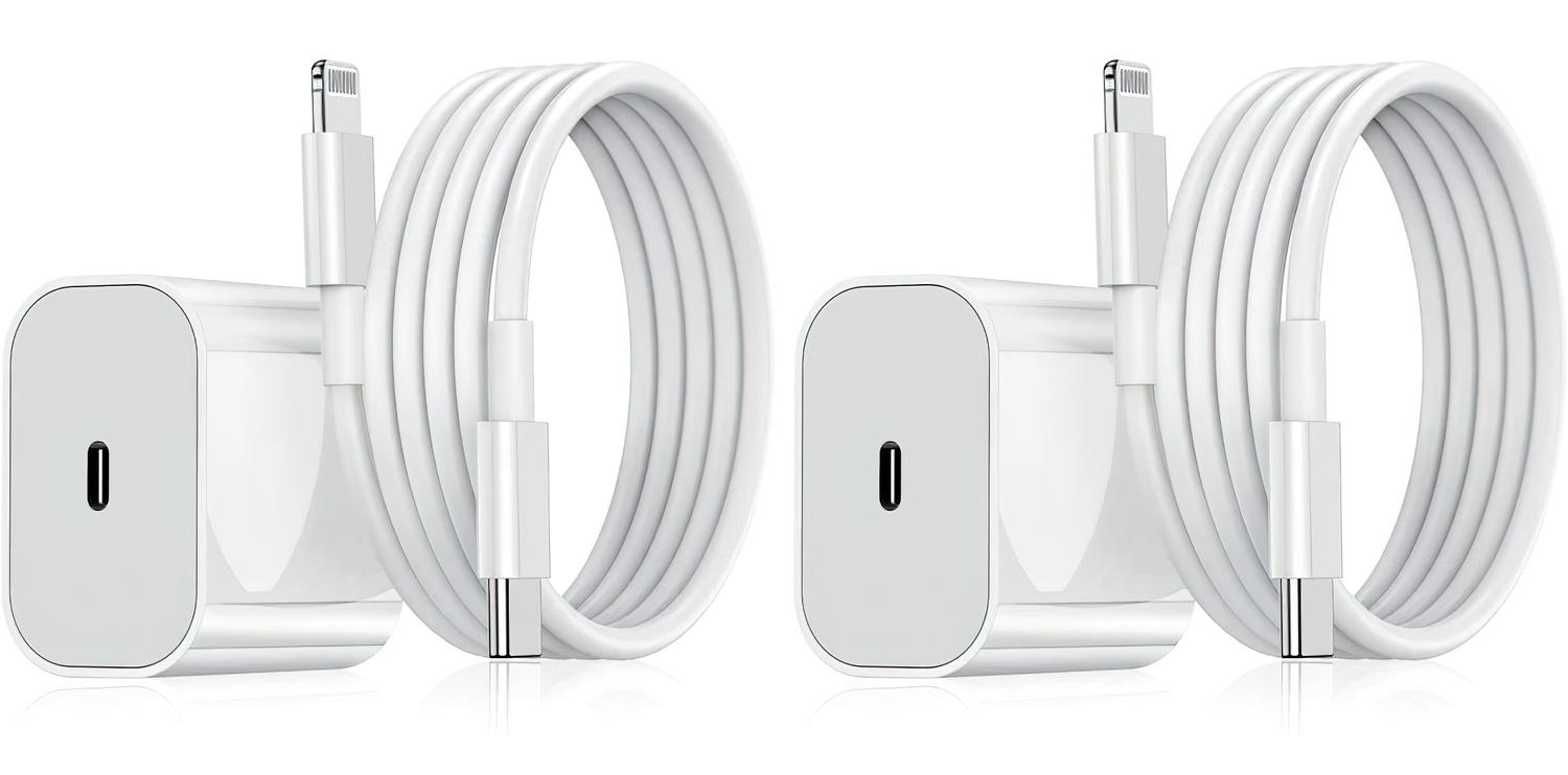 2er-pack - Iphone-ladegerät - Schnellladegerät - Adapter + Kabel 20w 150[nx]
