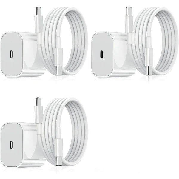 3er-pack Samsung Ladegeräte – Schnellladeadapter + 20-w-usb-c-kabel, Weiß (nt) 3er-pack Samsung (20 W Weiß) Samsung (20 W Weiß)