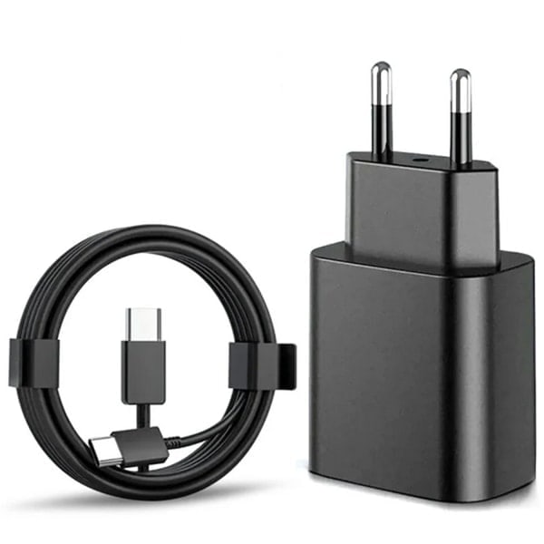 Samsung 45w Usb-c Schnellladegerät + 1m Kabel, Schwarz, 1 Stück