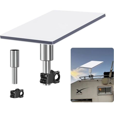 Zubehör Für Mini-wohnmobile Aus Aluminiumlegierung: Satelliten-internet-kit Mit Montageclip, Kompatibel Mit Mini-satellitenantennen (montagebereich: 2,2 Bis 2,8 Cm).