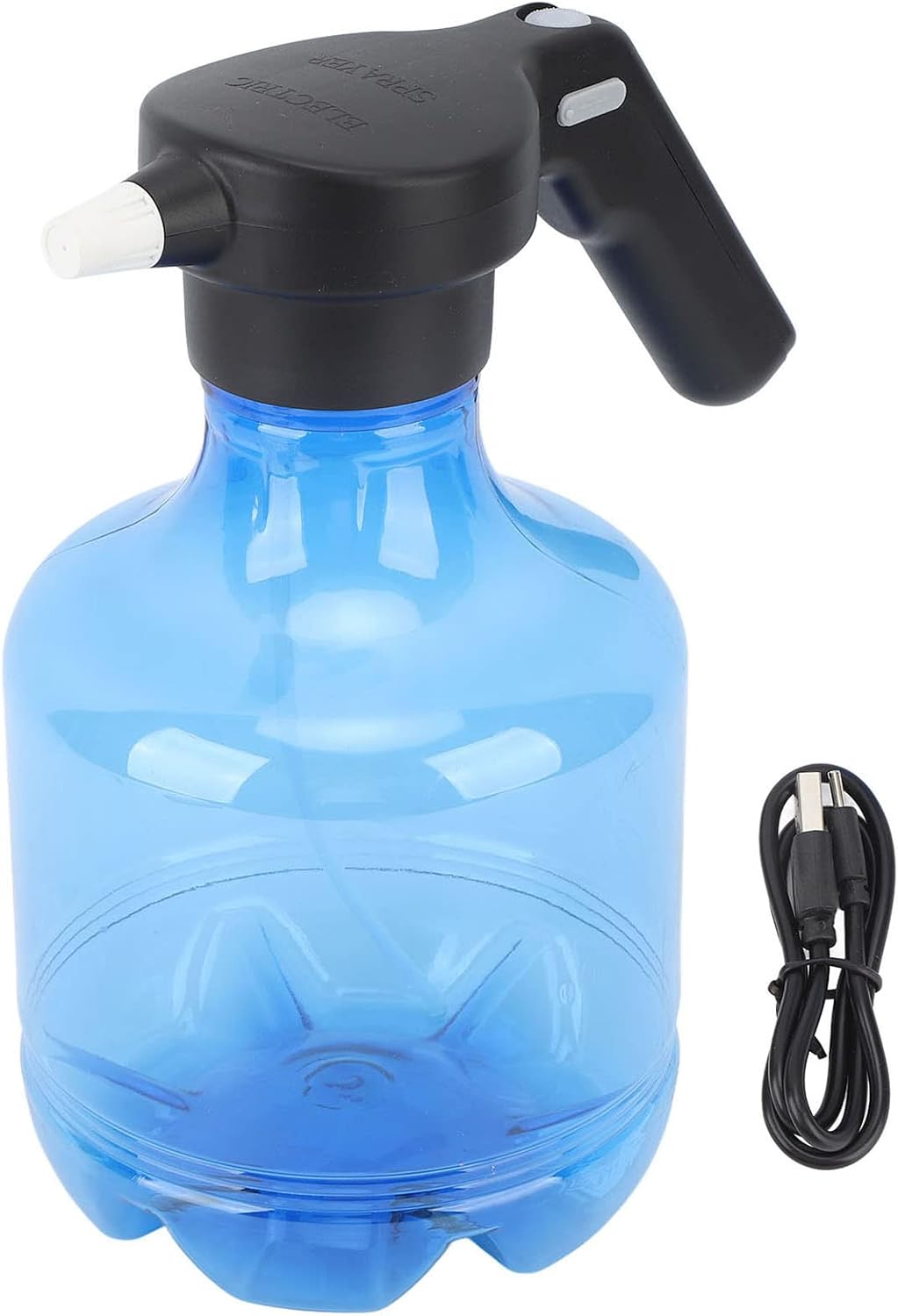 Elektrisches 3-liter-sprühgerät, Elektrisches Pflanzensprühgerät, Wiederaufladbares Usb-hochdruck-reinigungssprühgerät, Sprühflasche, Geeignet Für Pflanzen, Düngung, Reinigung (blau)